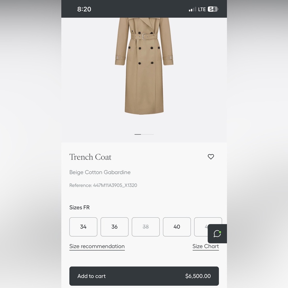 DIOR Christian Dior Monsieur Trench Coat Beige Cotton Gabardine 💃🏻❤️🔥 - Picture 13 of 13